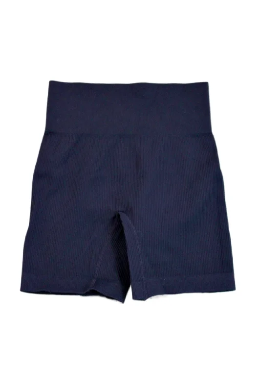 No Label - Ribbed Bike Shorts