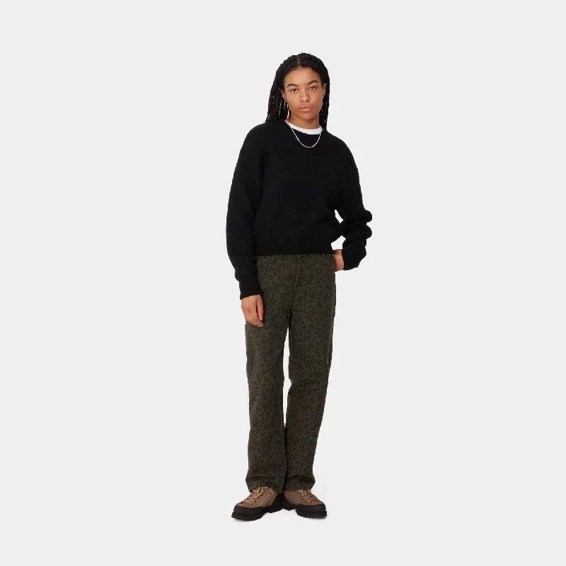 Leo Pierce Pant Straight | Tamarind / Office Green Camo Leopard (garment dyed)