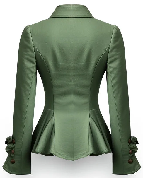 Women Green Sapphire Cotton Jacket