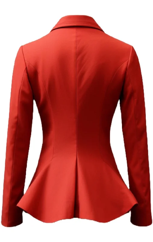 Women Red Cotton Coat