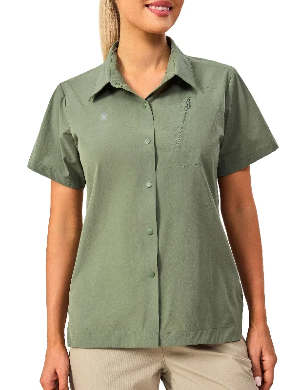 Women's UPF 50+ Safari Outdoor Cool Quick Dry Hiking Shirts