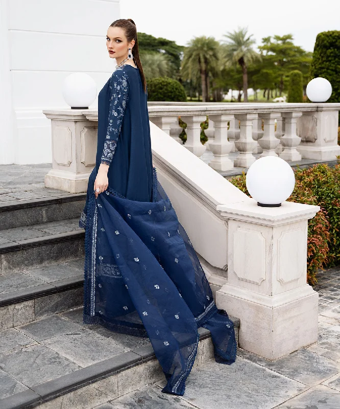 3 Piece - Embroidered Raw Silk Suit