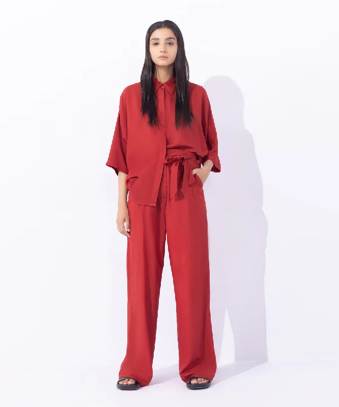 Drapey Trousers with Belt