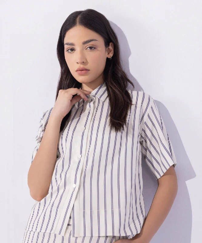 Short Sleeved Striped Shirt