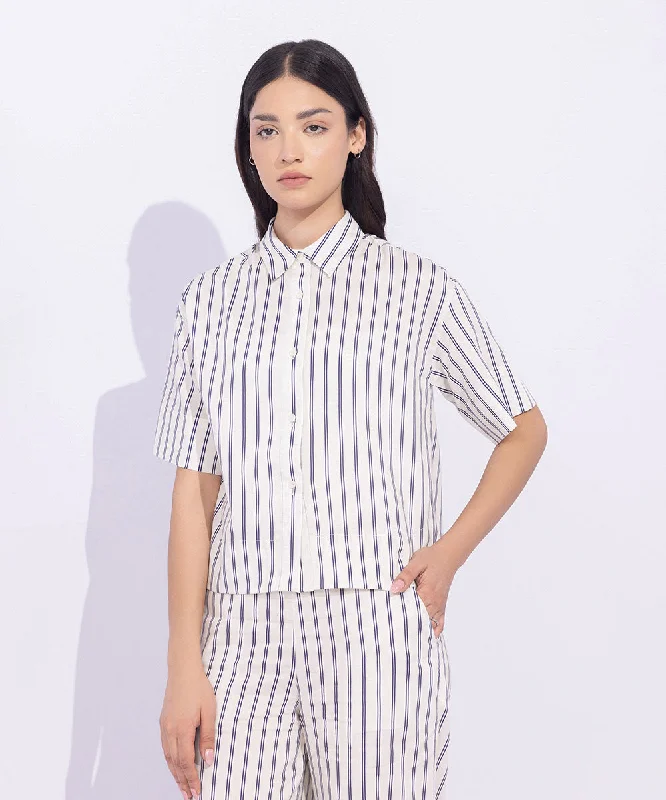 Short Sleeved Striped Shirt