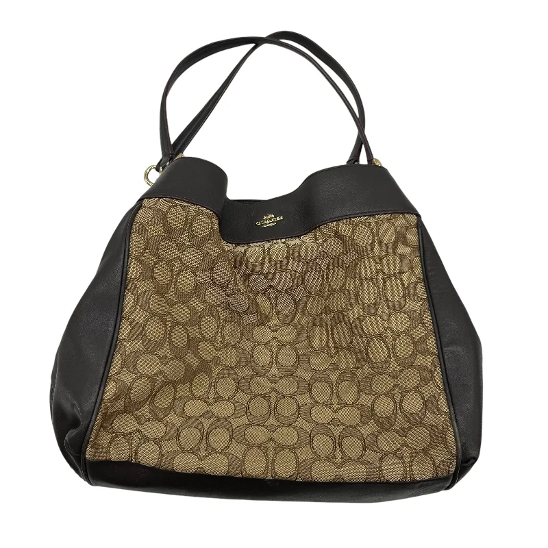 Handbag Designer By Coach In Brown, Size:Medium