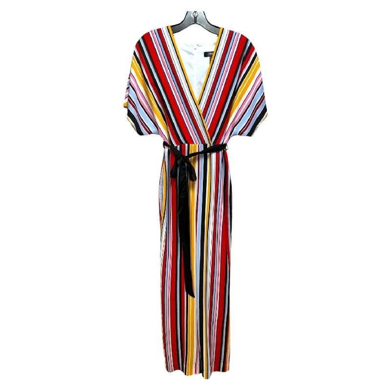 Jumpsuit By Aidan Mattox In Striped Pattern, Size: 2