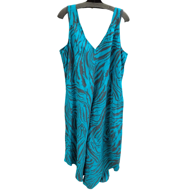 Jumpsuit By Ashley Stewart In Teal, Size: 2x