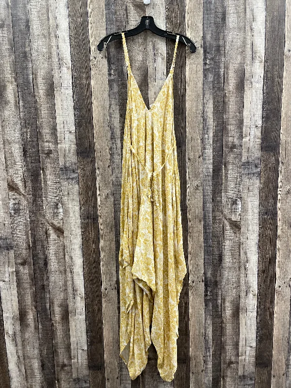 Jumpsuit By World Market In Gold, Size: S