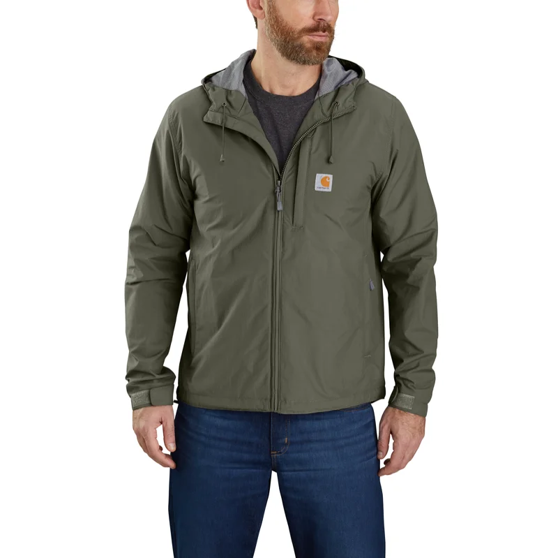 Men's Coats for LayeringCarhartt 104671 Ms Rain Defender RlxdFit Lightweight Jacket