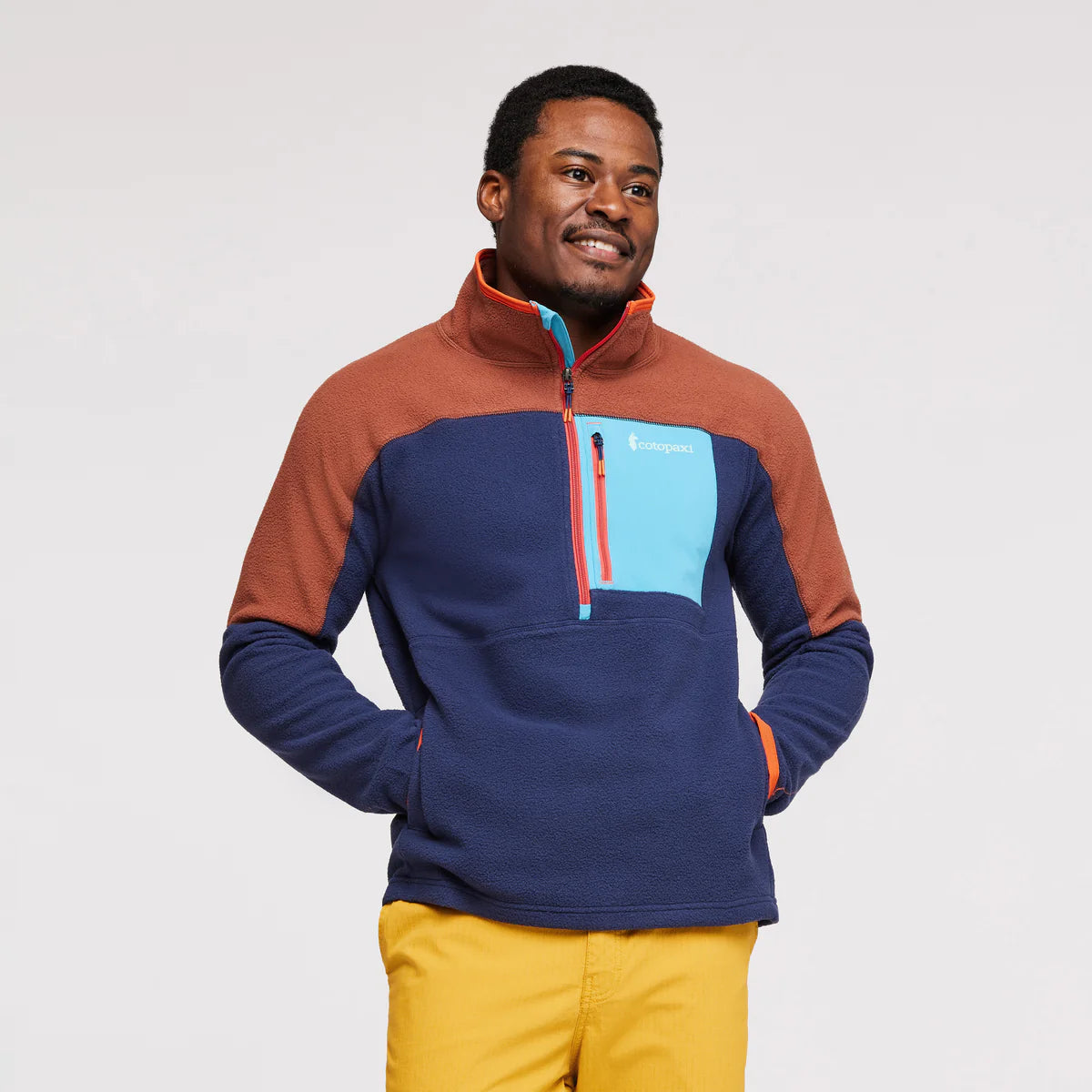 Men's Coats with Removable LiningsAbrazo Half-Zip Fleece Jacket (Men's)