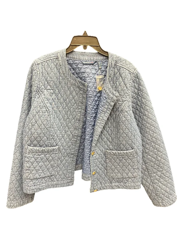 Elegant Men's Wool CoatsJacket Denim By Isaac Mizrahi Live Qvc  Size: L