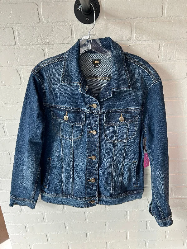 Modern Men's Field JacketsJacket Denim By Lee In Blue Denim, Size: M