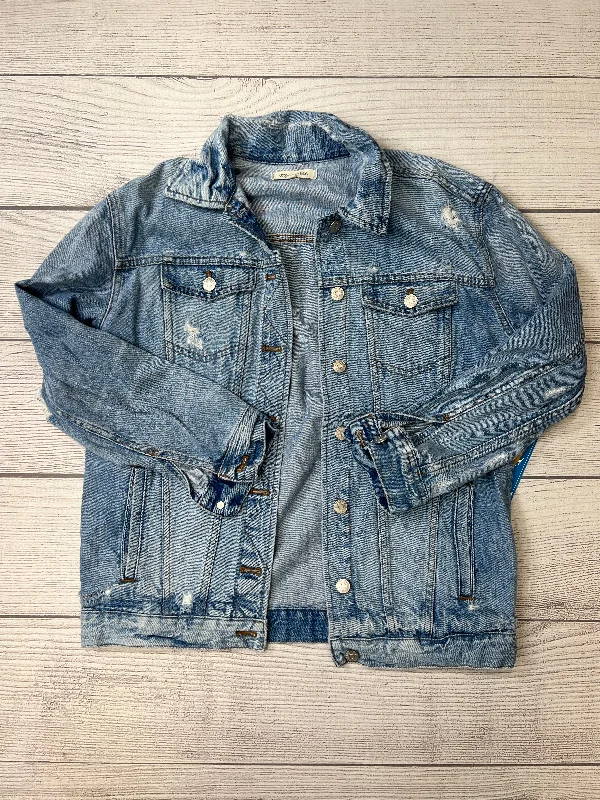 Men's Coats with Chest PocketsJacket Denim By Madewell In Blue, Size: S