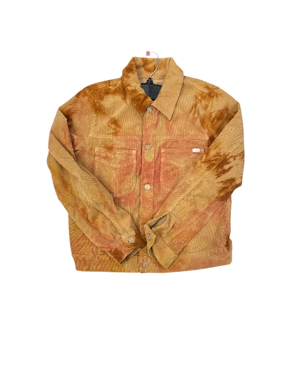Men's Coats with VentilationJacket Denim By Mother In Orange, Size: M