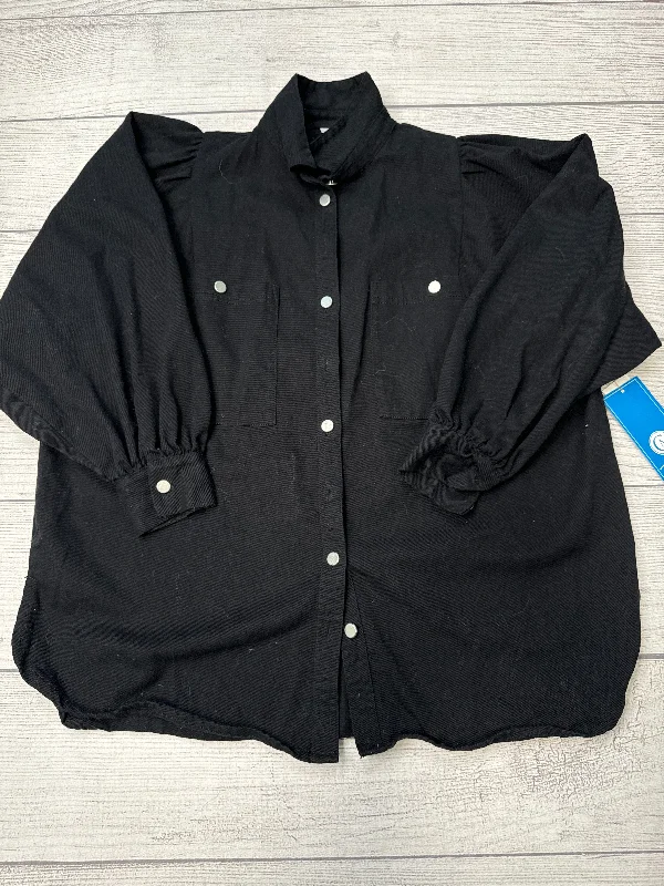 Men's Coats with LiningJacket Denim By Top Shop In Black, Size: S