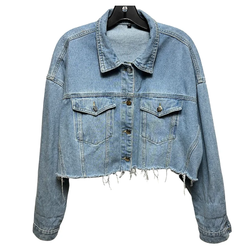 Men's Coats with Convertible CollarsJacket Denim By Unbranded In Blue Denim, Size: Xl Men's Coats with Convertible CollarsJacket Denim By Unbranded In Blue Denim, Size: Xl