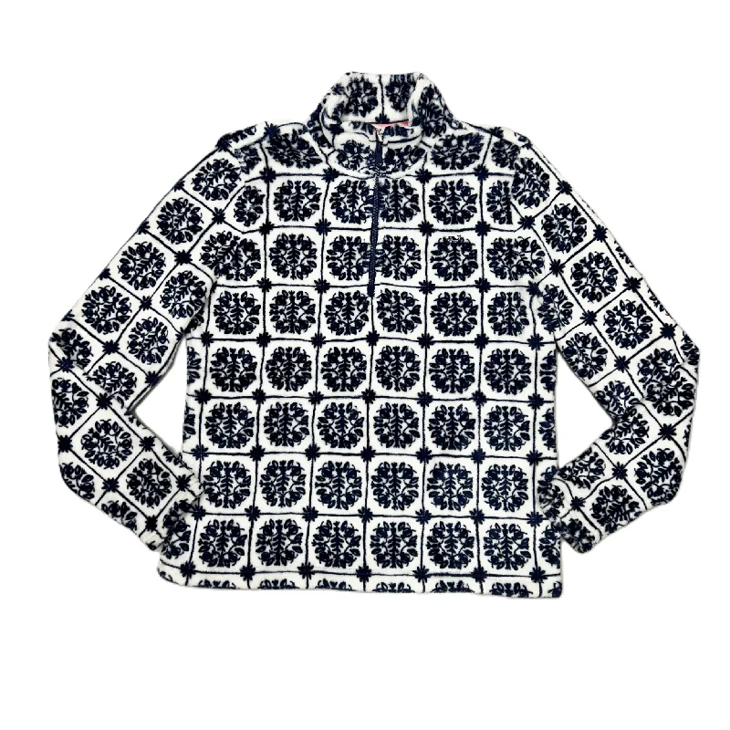 Men's Coats for Tall MenJacket Faux Fur & Sherpa By Vineyard Vines In Blue & White, Size: M Men's Coats for Tall MenJacket Faux Fur & Sherpa By Vineyard Vines In Blue & White, Size: M