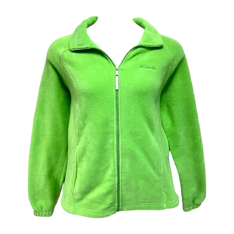 Winter-Ready Men's CoatsFull Zip Fleece Jacket By Columbia In Green, Size: XL