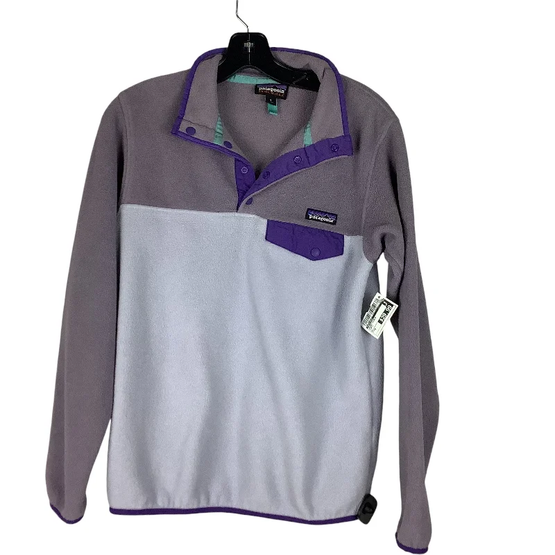 Men's Coats with Chest PocketsJacket Fleece By Patagonia In Purple, Size: S