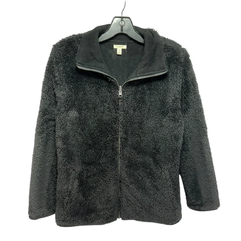 Luxurious Men's Cashmere CoatsJacket Fleece By Sonoma In Black, Size: Petite   S