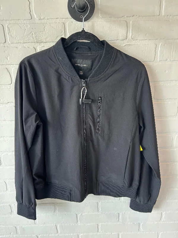 Men's Coats with Patchwork DesignsJacket Other By Banana Republic In Black, Size: M