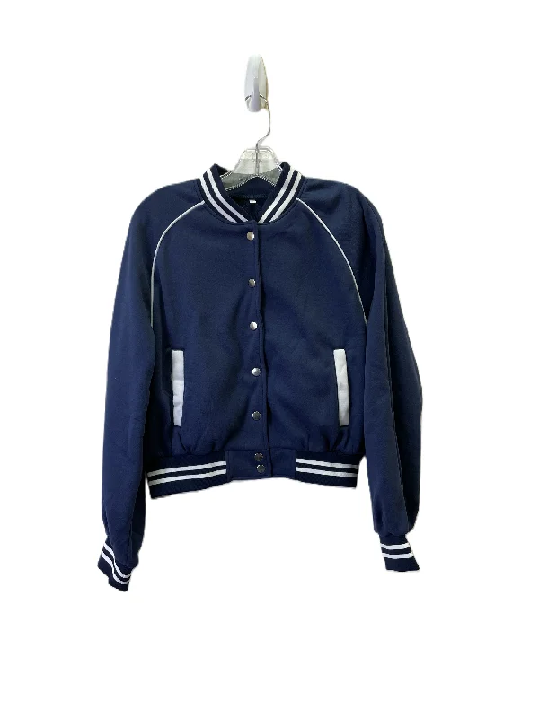 Men's Coats with Modern CutsJacket Other By Cme In Blue, Size: L
