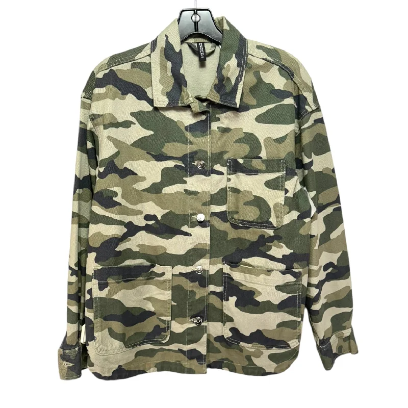 Men's Coats with HoodsJacket Other By Divided In Camouflage Print, Size: S