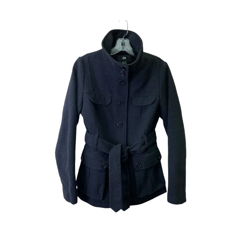 Men's Coats with Patchwork DesignsJacket Other By H&M In Black, Size:8