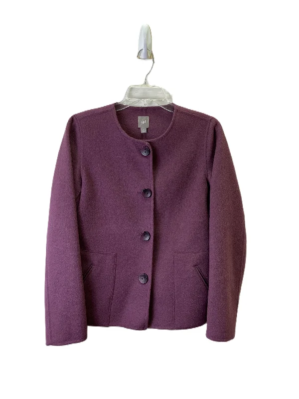 Men's Coats with Magnetic ClosuresJacket Other By J. Jill In Purple, Size: Xs