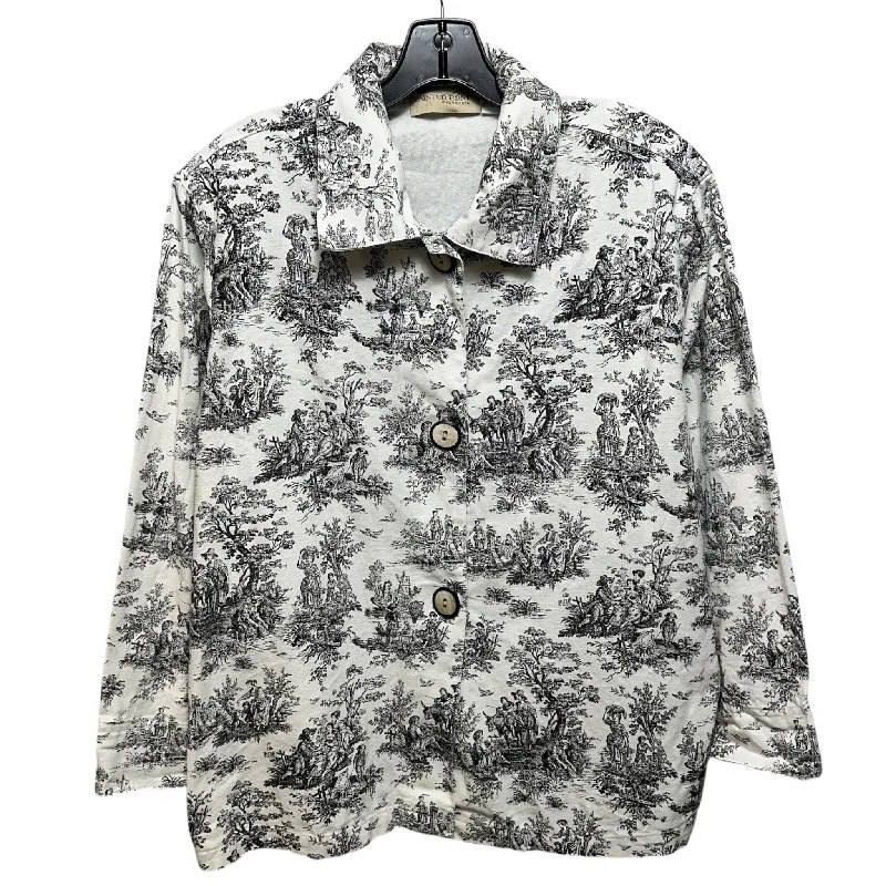 Men's Coats for Winter CampingJacket Other By Painted Pony In Black & Cream, Size: Xl