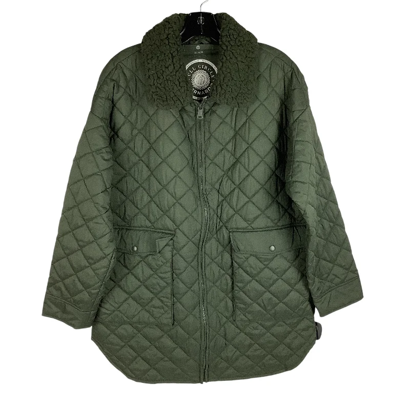 Men's Coats with Flannel LiningJacket Puffer & Quilted By Bernardo In Green, Size: M Men's Coats with Flannel LiningJacket Puffer & Quilted By Bernardo In Green, Size: M