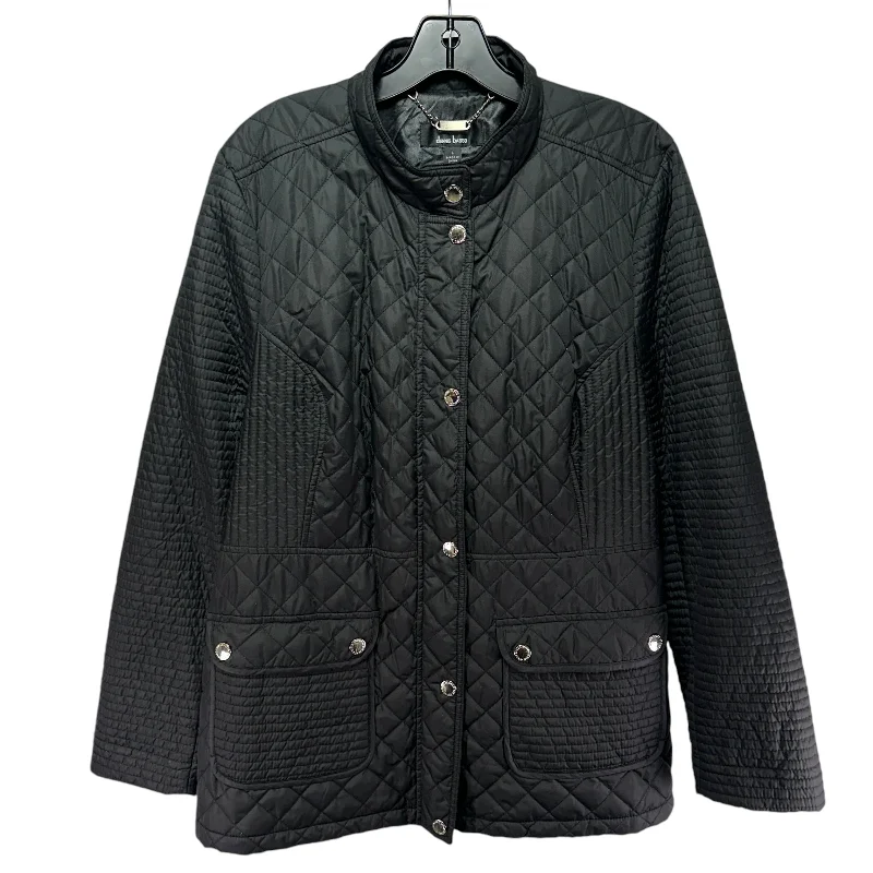 Men's Coats for Dressy OccasionsJacket Puffer & Quilted By Dennis Basso QVC In Black, Size: L
