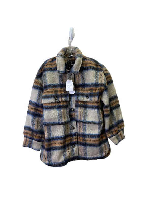 Winter-Ready Men's CoatsJACKET SHIRT ENGLISH FACTORY in PLAID PATTERN, Size: S