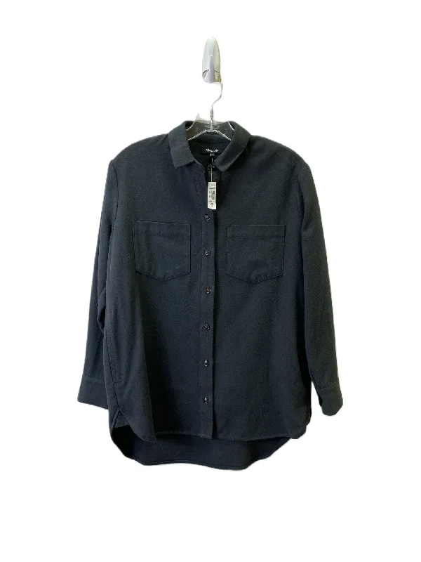 Men's Coats with Stretch FabricJacket Shirt By Madewell In Grey, Size: Xxs