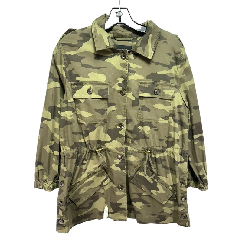 Luxurious Men's Cashmere CoatsJacket Utility By Banana Republic In Camoflauge, Size: M Luxurious Men's Cashmere CoatsJacket Utility By Banana Republic In Camoflauge, Size: M