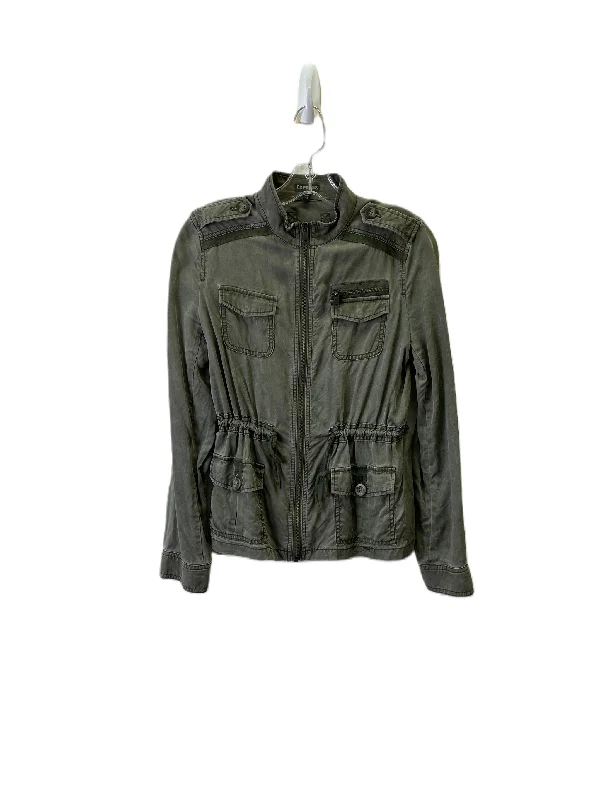 Men's Coats with Embroidered DetailsJacket Utility By Express In Olive, Size: Xs