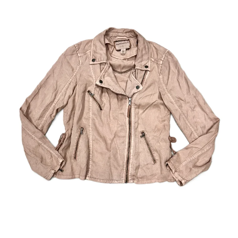 Waterproof Men's ParkasJacket Utility By Marrakech In Pink, Size: S