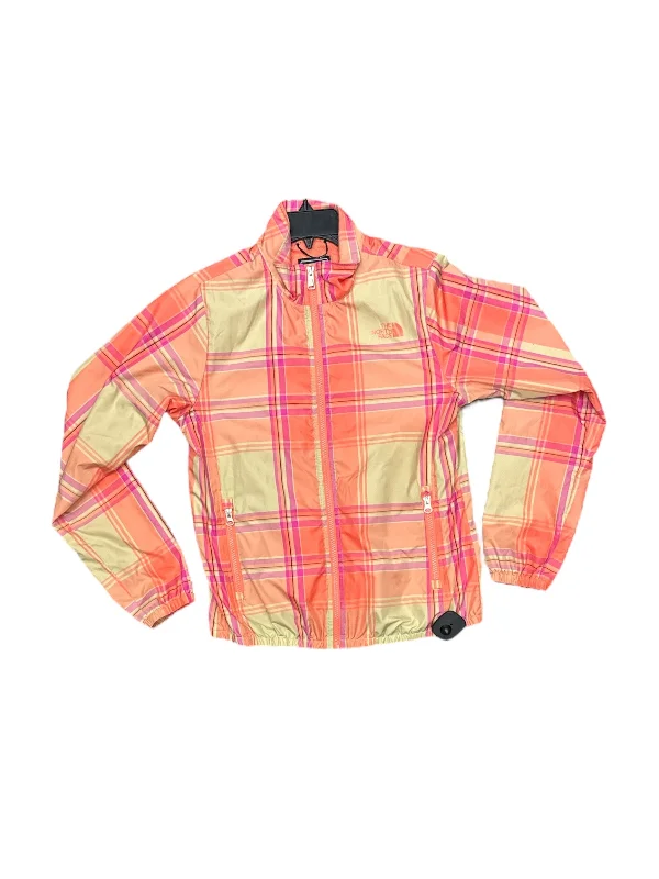 Men's Coats for Mild WeatherJacket Windbreaker By The North Face In Orange & Pink, Size: S