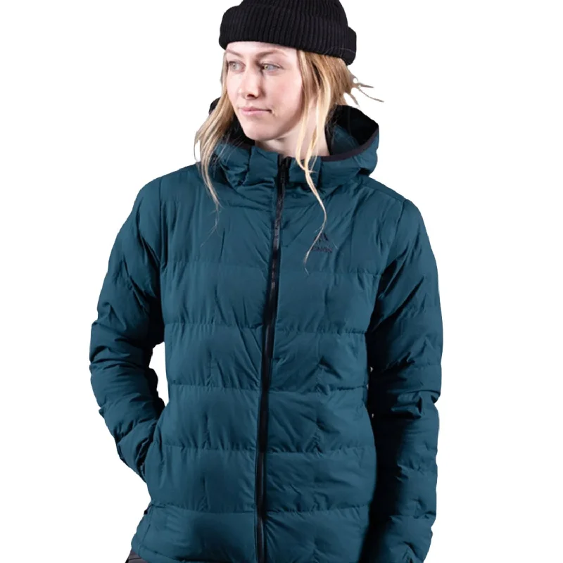 Lightweight Men's WindbreakersJones Women's Dark Start Recycled Hoodie Jacket 2025 Pacific Teal