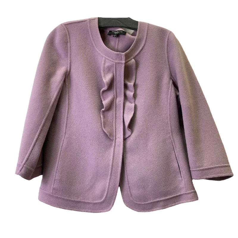 Men's Coats with Quilted LiningLavender Jacket Fleece By Talbots, Size: Petite Medium Men's Coats with Quilted LiningLavender Jacket Fleece By Talbots, Size: Petite Medium