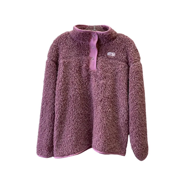 Men's Coats for Every OccasionMauve Jacket Fleece By Earth Yoga, Size: M