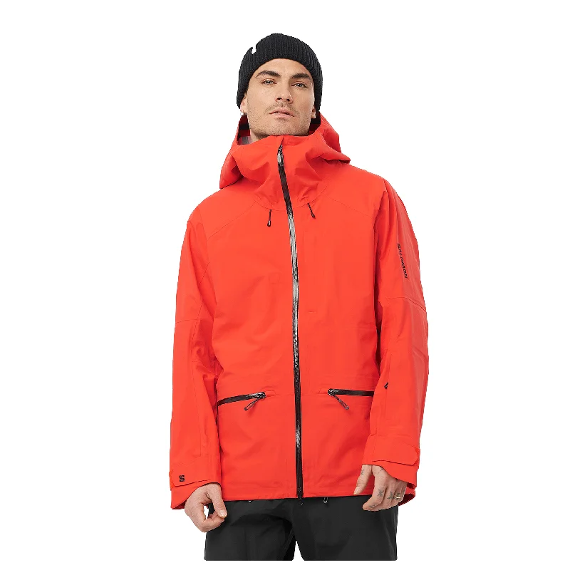 Lightweight Men's WindbreakersSalomon Men's Absolute 3L Jacket 2025 Cherry Tomato