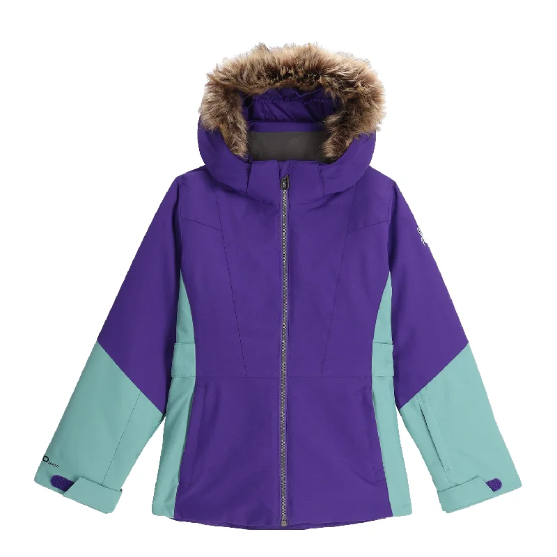 Men's Coats with Vintage StyleSpyder Kids Lola Jacket 2025 Purple Flash