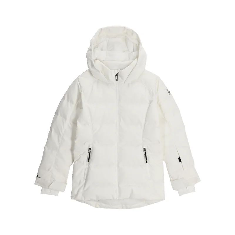 Men's Coats with Contrast StitchingSpyder Kids Zadie Synthetic Down Jacket 2025 White