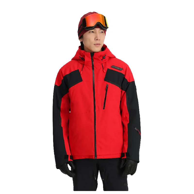 Essential Men's Puffer JacketsSpyder Men's Leader Jacket 2025 Spyder Red