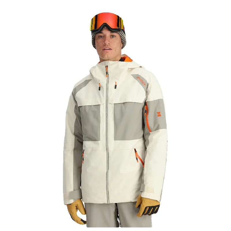 Men's Coats for SnowboardingSpyder Men's Lift Jacket 2025 Vanilla Latte
