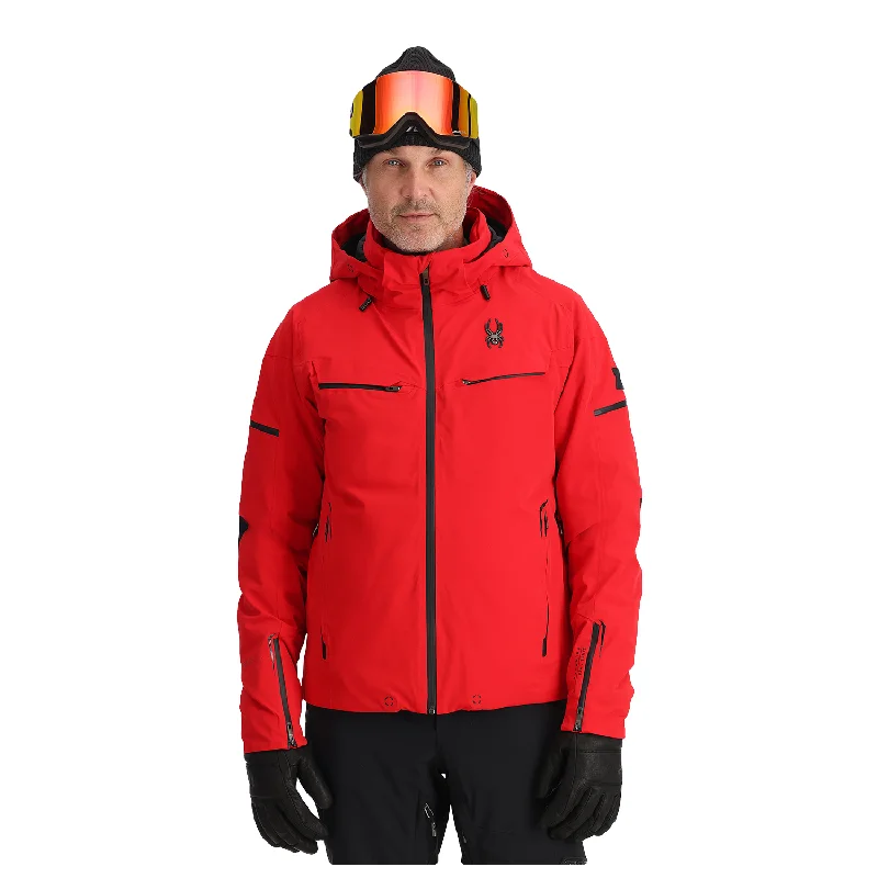 Weather-Resistant Men's CoatsSpyder Men's Monterosa Jacket 2025 Spyder Red