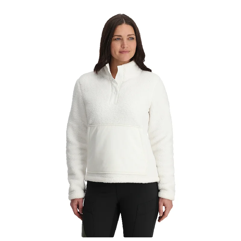 Men's Coats for City WearSpyder Women's Slope High Pile Fleece Jacket 2025 White