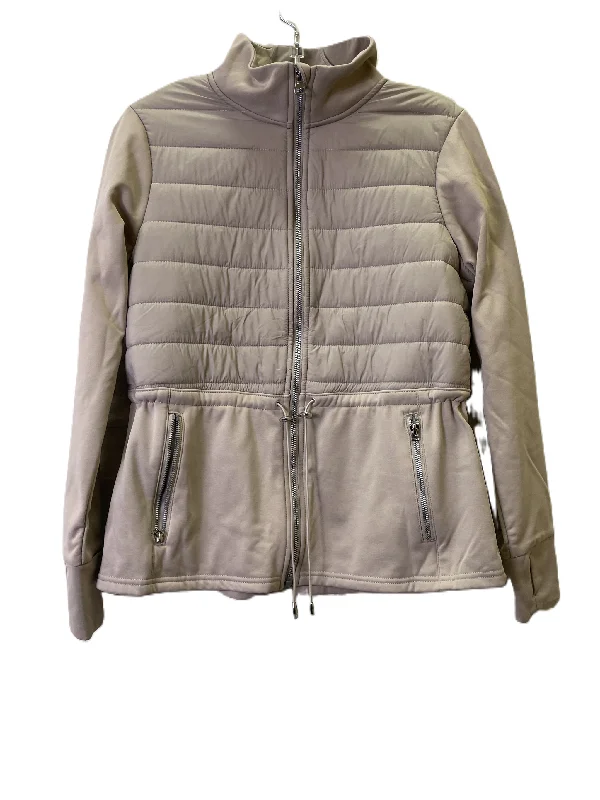 Men's Coats with Hand WarmersTaupe Jacket Puffer & Quilted By Avia, Size: M